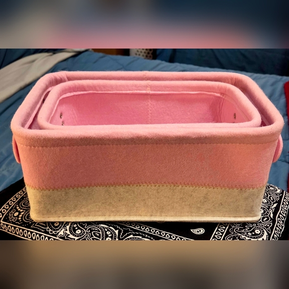 Pink Storage Bins - Picture 7 of 11